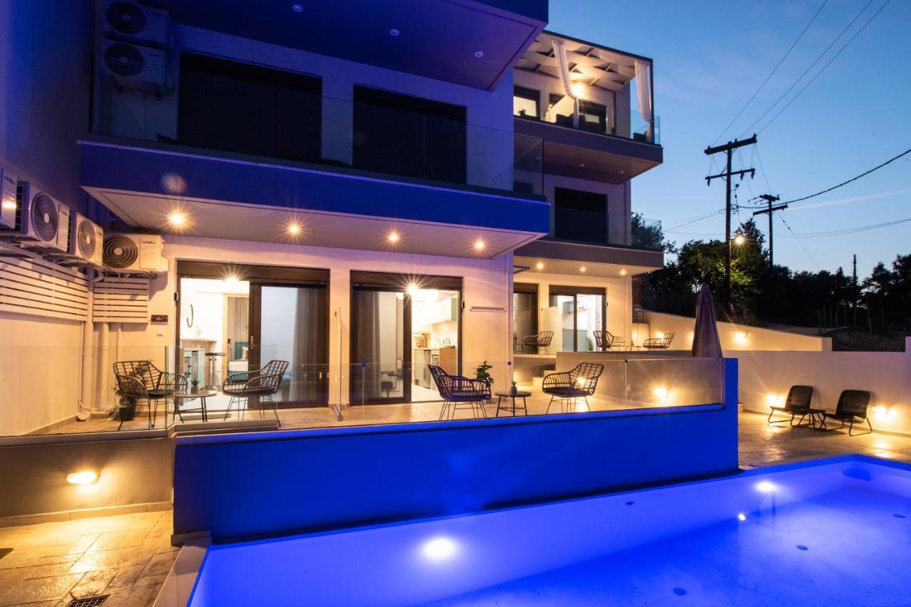 Clelia'S And Dione'S Design Studios Swimming Pool Nikiana Exterior foto